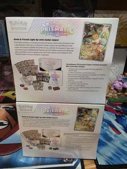 LOT OF 2 - Pokemon Prismatic Evolutions Elite Trainer Box ETB New Factory Sealed - Image 3