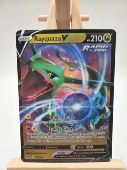 Rayquaza V - 100/159 - Pokemon Crown Zenith Sword & Shield Ultra Rare NM - Image 1