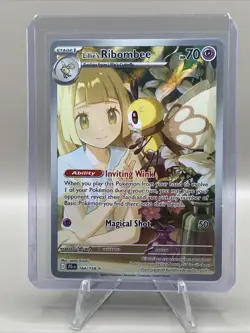 Lillie's Ribombee - 164/159 SV09: Journey Together Pokemon TCG NM Holo - Image 1