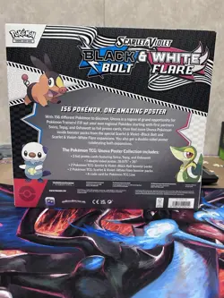 Pokemon Scarlet & Violet Black Bolt and White Flare Poster Collection Box - Image 2