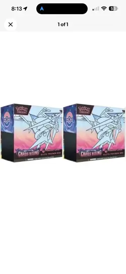 Pokemon Center Chaos Rising ETB(s) x2 - Confirmed preorder - 2 PC ETBS [PRESALE] - Image 2