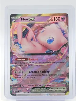 MEW EX 2023 POKEMON SCARLET & VIOLET 151 DOUBLE RARE 151/165 Q4561 - Image 1