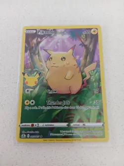 Pikachu 005/025 Pokemon 25th Anniversary Promo Holo – Near Mint – Free Sleeve - Image 1