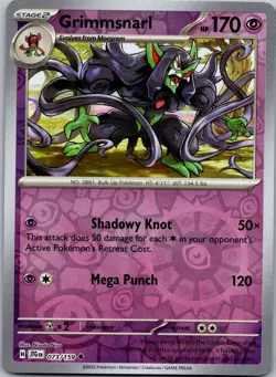 Grimmsnarl 073/159 - SV09: Journey Together Pokemon TCG NM Reverse Holofoil - Image 1