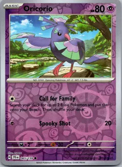 Oricorio 065/159 - SV09: Journey Together Pokemon TCG NM Reverse Holofoil - Image 1