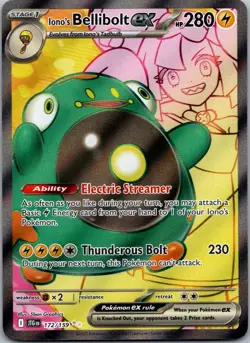 Iono's Bellibolt ex 172/159 - SV09: Journey Together Pokemon TCG NM Holofoil - Image 1