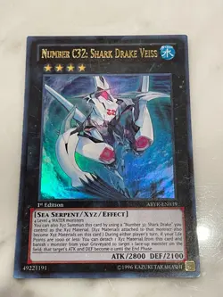 Yugioh Number 32: Shark Drake Veiss abyr-en039 1st Edition - Image 1