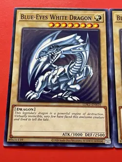 3x Blue-Eyes White Dragon | SDK Art | LDK2-ENK01 | NM | Common | YuGiOh! - Image 3