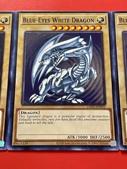 3x Blue-Eyes White Dragon | SDK Art | LDK2-ENK01 | NM | Common | YuGiOh! - Image 5