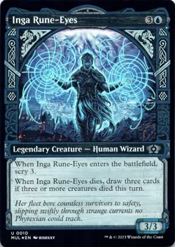 Inga Rune-Eyes (Foil) - Multiverse Legends MUL - Magic MTG NM - Image 1