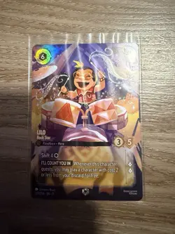 Disney Lorcana - Lilo - Rock Star - Winterspell - Enchanted -223/204 - Image 1