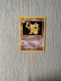 Pokemon TCG Kadabra Base Set And Gym Challenge Unlimited Cards MP - Image 2
