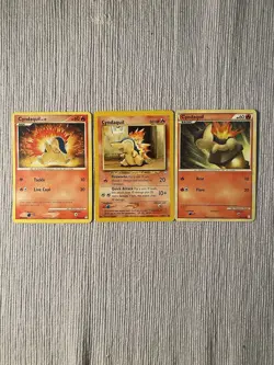 Pokemon TCG Cyndaquil Neo Genesis, Mysterious Treasures And HGSS Cards LP-MP - Image 1