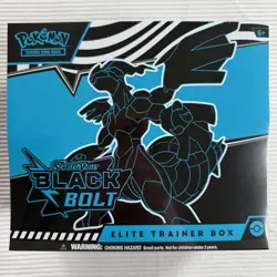 Pokemon Trading Card Game Black Bolt Elite Trainer Box ETB FACTORY SEALED - Image 1