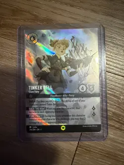 Disney Lorcana - TINKER BELL Giant Fairy #216/204 (Enchanted) 1st Chapter Card - Image 1