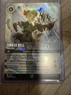 Disney Lorcana - TINKER BELL Giant Fairy #216/204 (Enchanted) 1st Chapter Card - Image 3