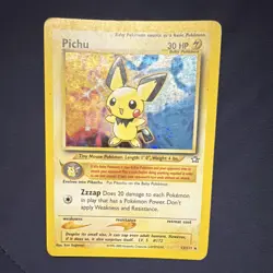 Pokemon Pichu 12/111 Neo Genesis Basic 30 HP Rare Holo English Card - Image 1
