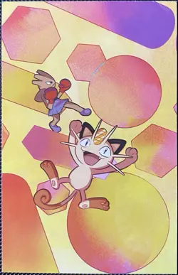 PUZZLE PIECE Meowth #52 - Scarlet & Violet 151 Pokemon Art Card 2023 - Image 1