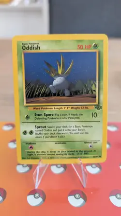 Oddish 58/64 Jungle Unlimited Common WOTC Pokemon Card Near Mint! - Image 1