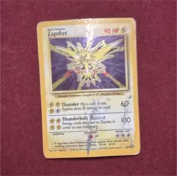 Pokemon Zapdos Base Set Holo Rare Card 16/102 90 HP 1999 Pokemon TCG - Image 1