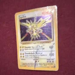Pokemon Zapdos Base Set Holo Rare Card 16/102 90 HP 1999 Pokemon TCG - Image 3