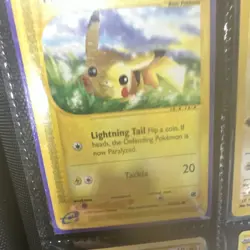 Pokemon TCG Pikachu Basic Lightning Card 123/165 Regular English 2003 Lot - Image 1