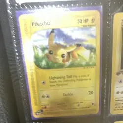 Pokemon TCG Pikachu Basic Lightning Card 123/165 Regular English 2003 Lot - Image 2