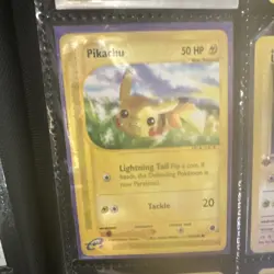 Pokemon TCG Pikachu Basic Lightning Card 123/165 Regular English 2003 Lot - Image 3