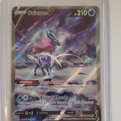 Suicune V Crown Zenith Galarian Gallery Holo Ultra Rare Pokemon Card GG38 - Image 1