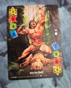 5 Multi Power Card Tarzan 479 Overpower ERB and World Legends Kickstarter - Image 1