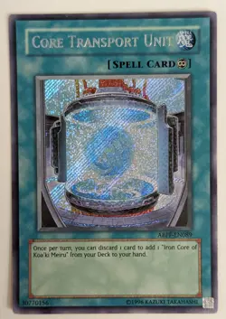 Yu-Gi-Oh! SECRET RARE HOLO CARD CORE TRANSPORT UNIT ABPF-EN089 NM - Image 1