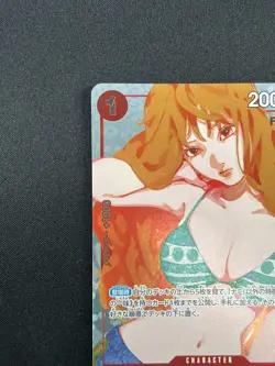 [NM] Nami ONE PIECE Japanese OP01-016 Premium Card Collection Asia Promo 10A8 - Image 4