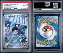 Houndour Obsidian Flames Holo Card 204/197 SV03 PSA 8 NM-MT - Image 3
