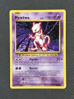 Pokemon Mewtwo 51/108 Evolutions Rare Non-Holo Card - Image 1