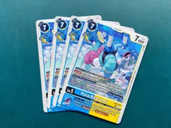 PolarBearmon EX8-023 Playset Chain of Liberation Digimon Card Game x4 - Image 1