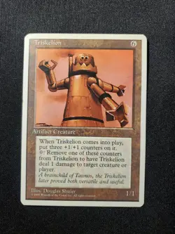 Triskelion 372 LP Fourth Edition Magic The Gathering MTG Tcg See Detailed Pics - Image 1