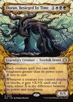 MTG Doran, Besieged by Time Lorwyn Eclipsed #334 Rare Magic The Gathering - Image 1