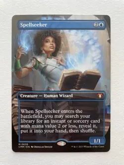 MTG Spellseeker BORDERLESS 0635 CMM - Image 1