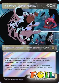 The Spot, Living Portal Borderless 0231 MTG Marvel's Spider-Man Rare NP Foil - Image 1