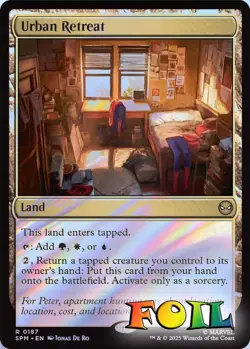 Urban Retreat 0187 MTG Marvel's Spider-Man Rare NP Foil - Image 1