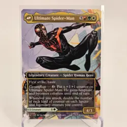 Miles Morales 0200 Borderless 0200 MTG Marvel's Spider-Man Mythic NP Foil - Image 2