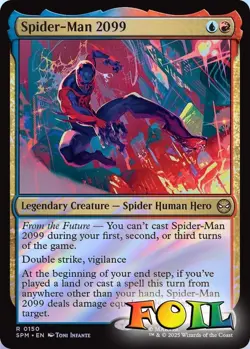 Spider-Man 2099 0150 MTG Marvel's Spider-Man Rare NP Foil - Image 1