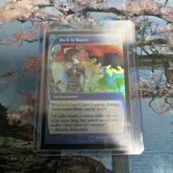 Mtg Back to Basics Foil English Version Magic The Gathering Play Used - Image 1