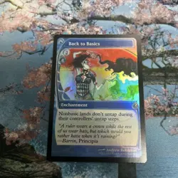 Mtg Back to Basics Foil English Version Magic The Gathering Play Used - Image 2