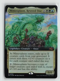 Mimeoplasm, Revered One 0392 Extended Art Foil Aetherdrift DFT MTG Magic - Image 1