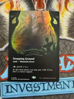 FOIL - Stomping Ground - Borderless - EOE - MTG - Image 1