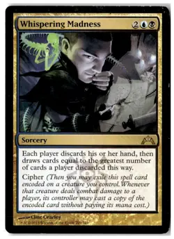 MTG Whispering Madness - Gatecrash Heavily Played English - Image 1