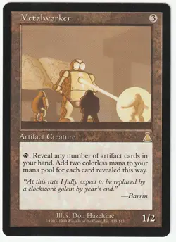 Metalworker Urza's Destiny Magic Gathering MTG 135/143 Artifact Premodern 3 of 4 - Image 1