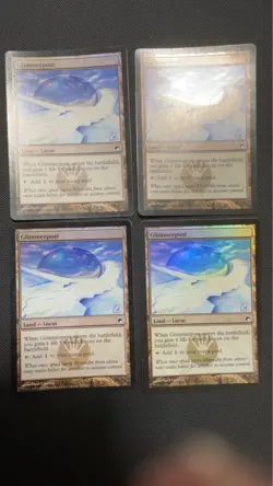 MTG Shimmer Foil Card Set 4 Pieces Collectible Play Condition - Image 1