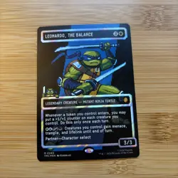 Leonardo, the Balance M0083) (Borderless) (Surge Foil) Commander: Teenage Mutant - Image 1